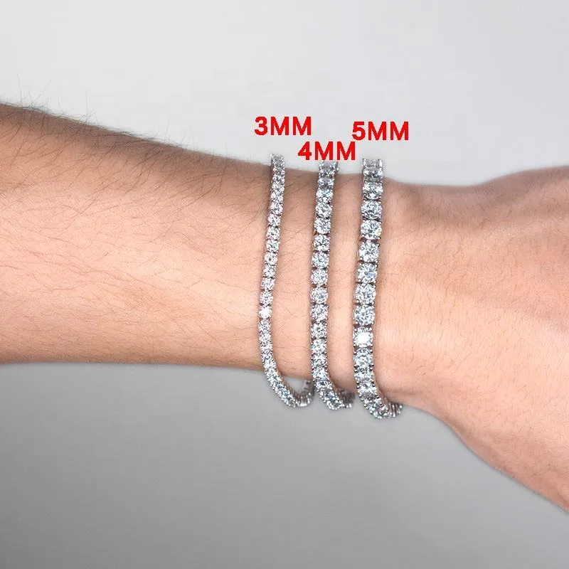 5mm Moissanite Tennis Bracelet