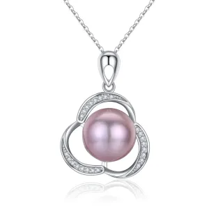 Blushing Bride Pink Pearl Necklace