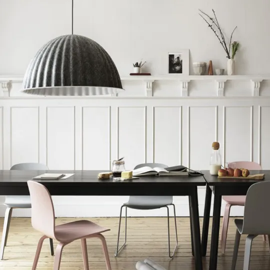 Ditte Contemporary Patterned Dome Pendant Light