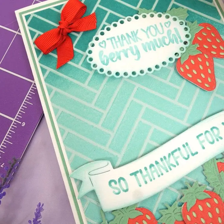 Hunkydory Moonstone Embossing Folder - Herringbone