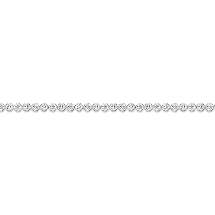 Milgrain Diamond Line Bracelet 0.88-0.99ctw approx.
