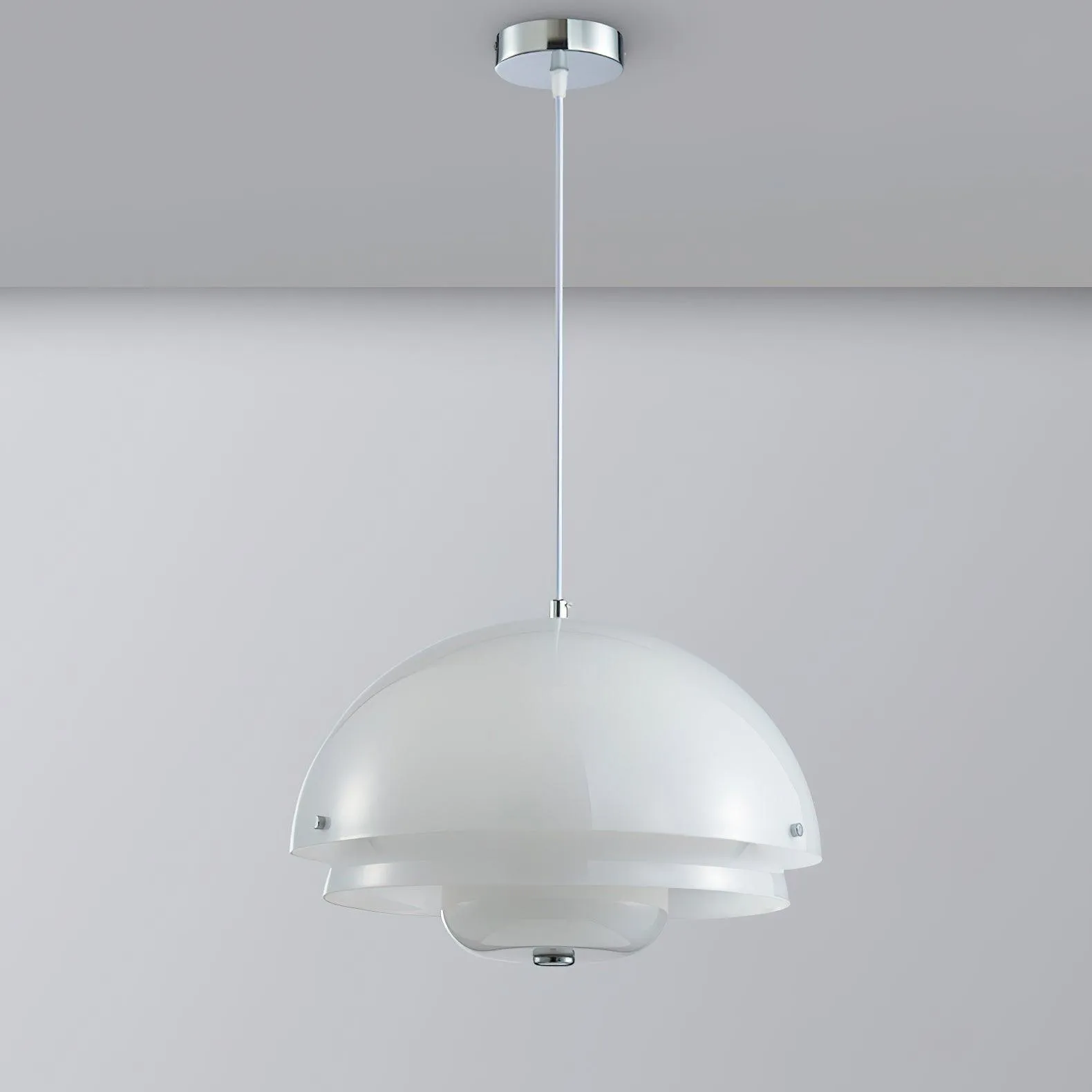 Milk White Layer Pendant Lamp