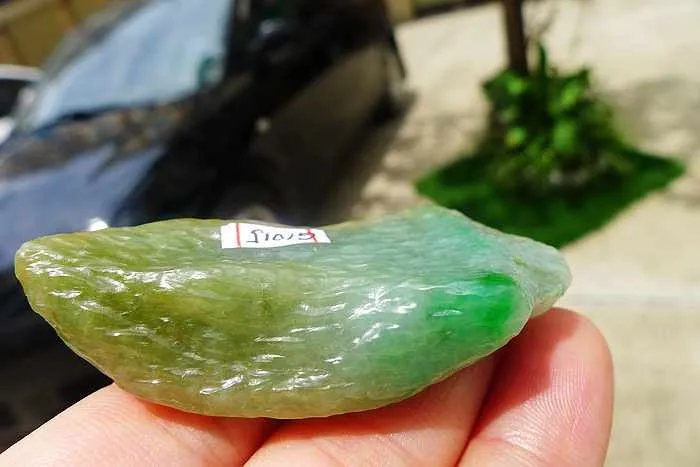 Natural Jade Rough Jadeite Raw (31g,5.8X2.5X1.3cm)