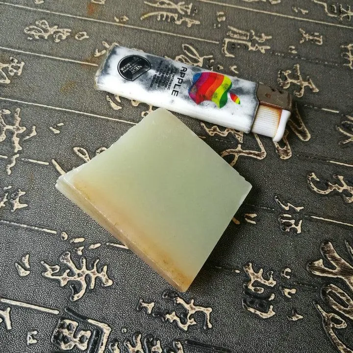 Natural Kunlun Jade Rough Nephrite Raw (111g, 4.7X4.5X2cm)