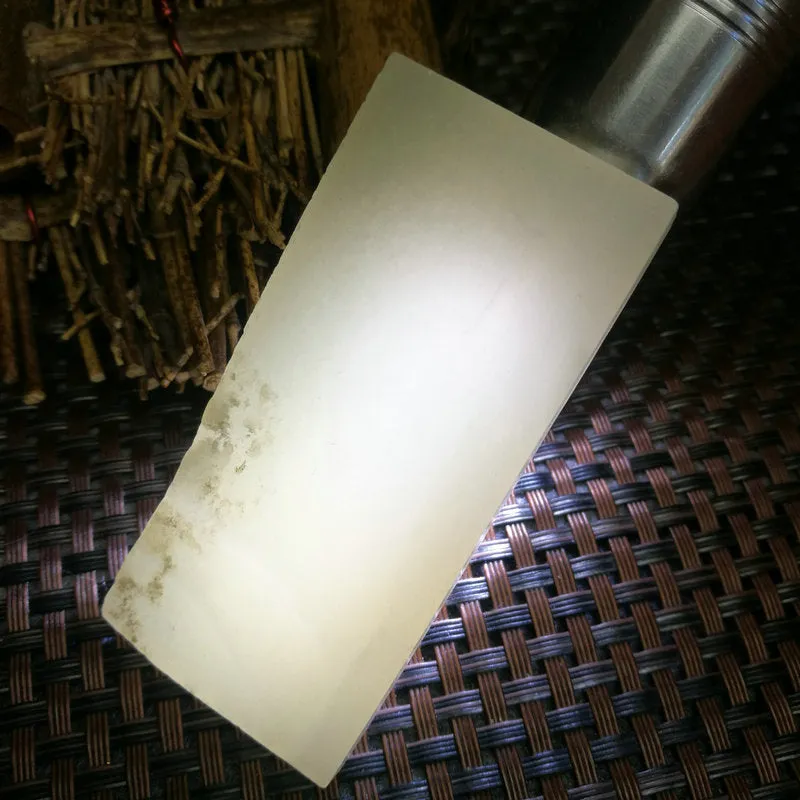 Natural Kunlun Jade Rough Nephrite Raw (47g,6.9X3.3X0.7cm)