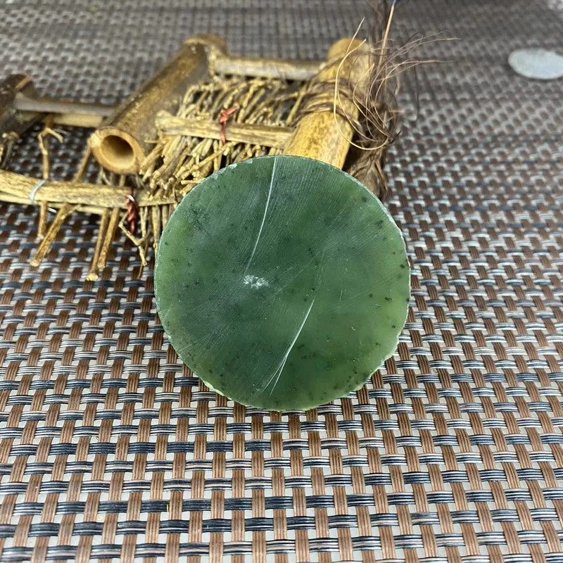 Natural Kunlun Jade Rough Nephrite Raw (81g,5.2X1.1cm)