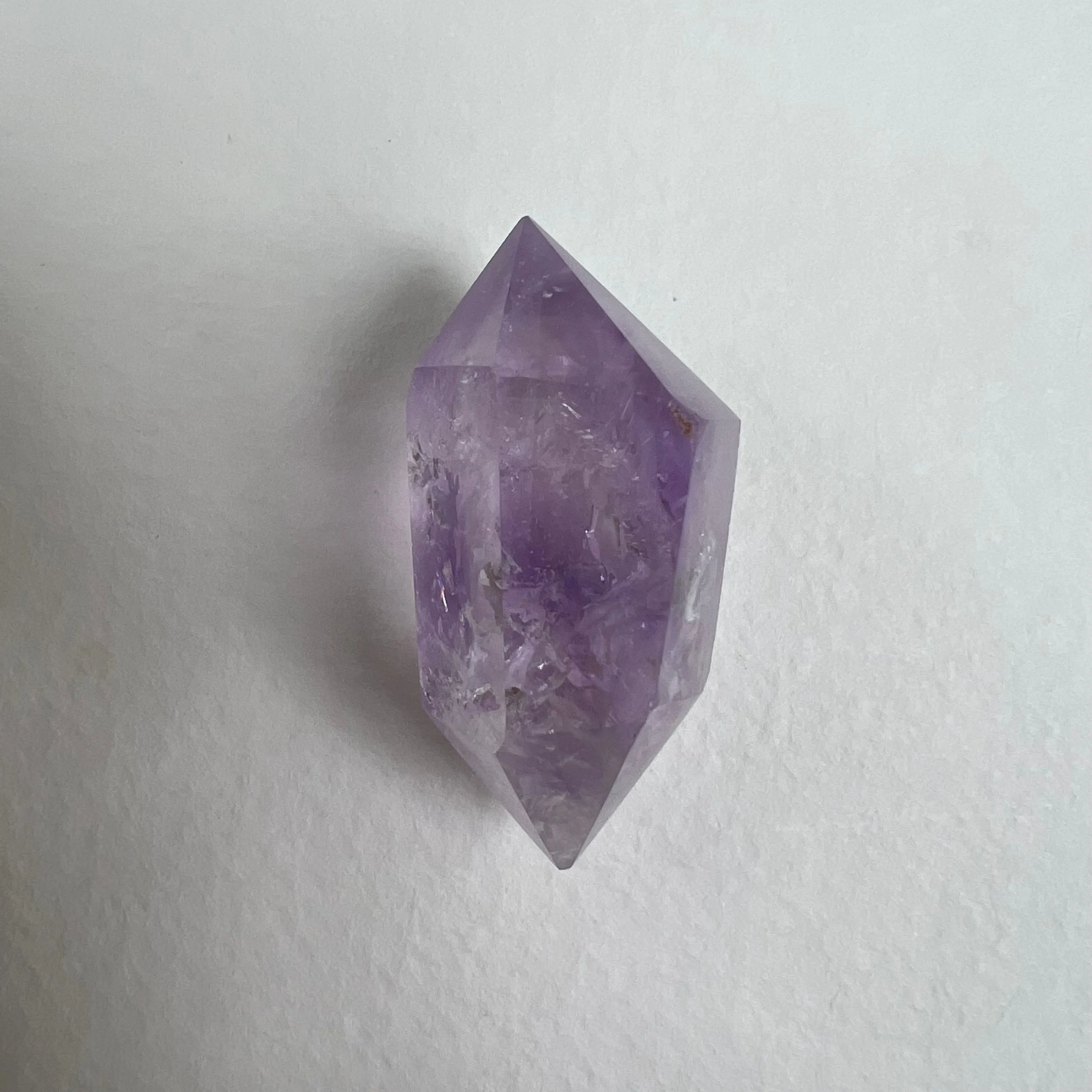 Polished Double Terminated Amethyst Point (#7MTT)