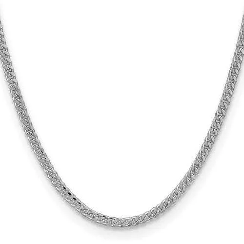 Sterling Silver 6.25 mm Solid Cuban Chain with Lobster Clasp 20"